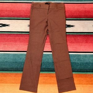 The Limited Exact Stretch Houndstooth Plaid Boot Cut Pants Size 6